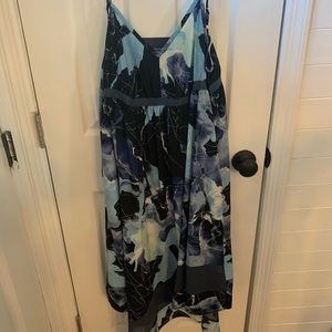 Simply Vera midi handkerchief bottom dress